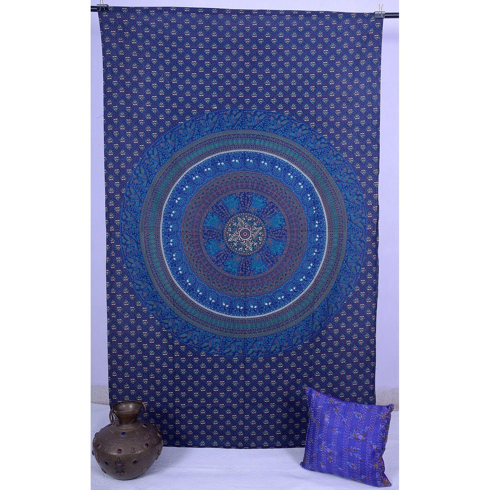 Tapestry Indian Double Hippie Mandala Blanket 75x100
