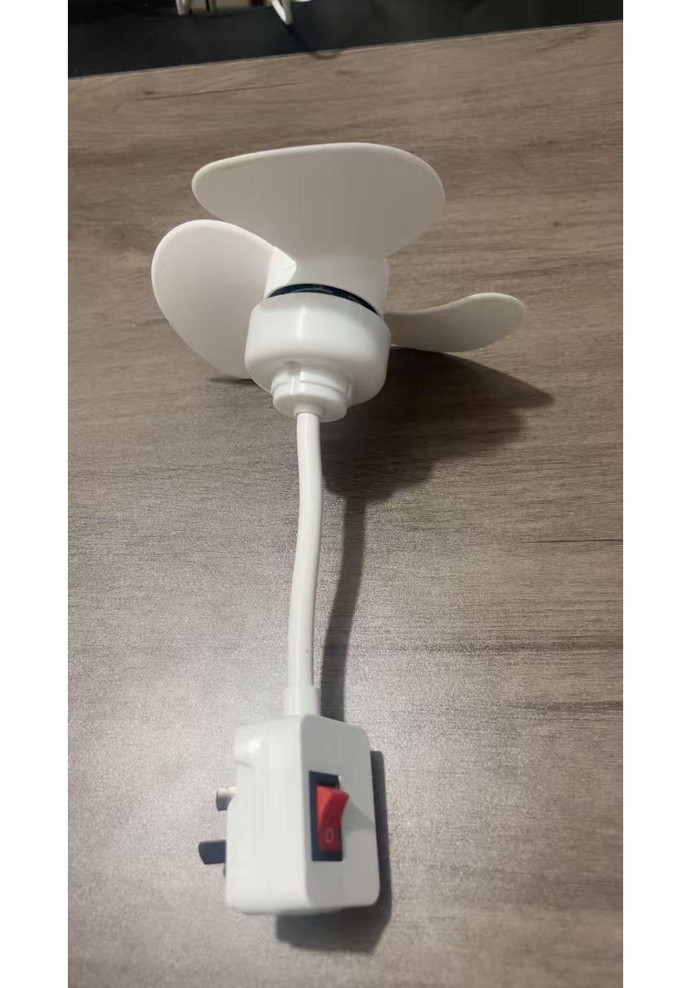 Multi-Functional Three-Pin Wall-Mounted Fan for Home, Kitchen, Toilet, Dorm, and Office - No Cover. 14
