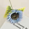 Artificial Flowers Realistic Sunflower Bouquet for Home Decoration UV-Resistant Fade-Free Adjustable Stem Living Room Bedroom Wedding Photo Props
