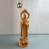 Natural Wood Shakyamuni Buddha Statue Solid Wood Carving High-quality Home, Room and Office Products Wealth Luck Feng Shui Decor
