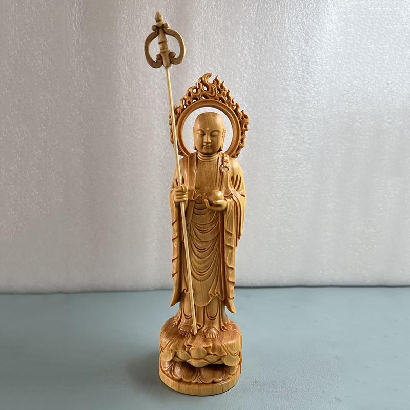 

Natural wood Shakyamuni Buddha Statue Solid wood carving High-quality home, room and office products Wealth Luck Feng Shui Decor