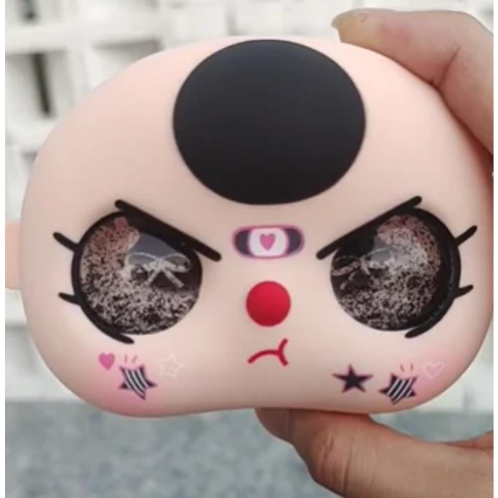 Hot Replica High Quality Baby Three Cute Angry Expression Handmade Suitable For 400% Baby Three Vinyl Faces Substitute Accessory