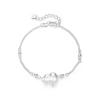 Women's 999 Sterling Silver Bracelet: Ancient Sand Gourd Design, Fu Lu Charm, Luxurious New Chinese Style, Perfect Birthday Gift.