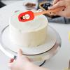 Silicone Spatula Wooden Handle Silicone Scraper Integrated Scraper With Wooden Handle Decorating Spatula Holiday Cute Pan