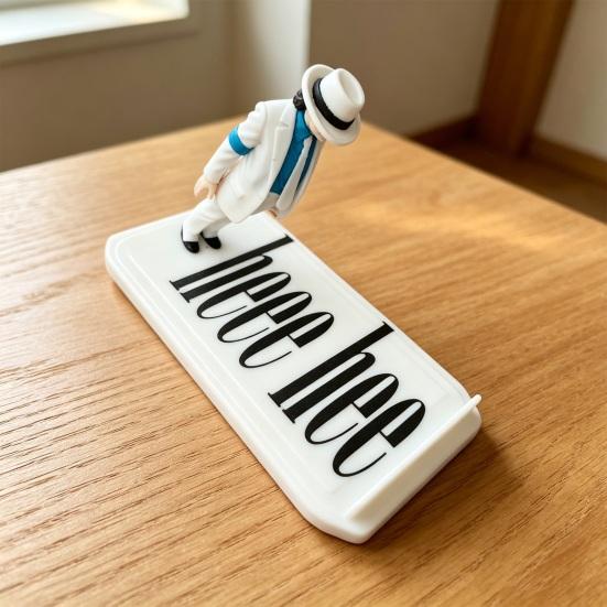 3D Printed Cell Phone Stand for Desk, Funny Mobile Phone Holder, Creative Phone Stand, Portable Universal Phone Support for Home Office