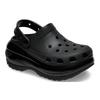 Crocs Mega Crush Clog EVA Classic Crush Sandalen 6.1cm Unisex Schwarz