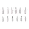 Ratchet Screwdriver 13-in-1 Multiple Bits Tool All In One Ratcheting Screwdriver Set with Flat Head Hexgonal Bits 12Bits