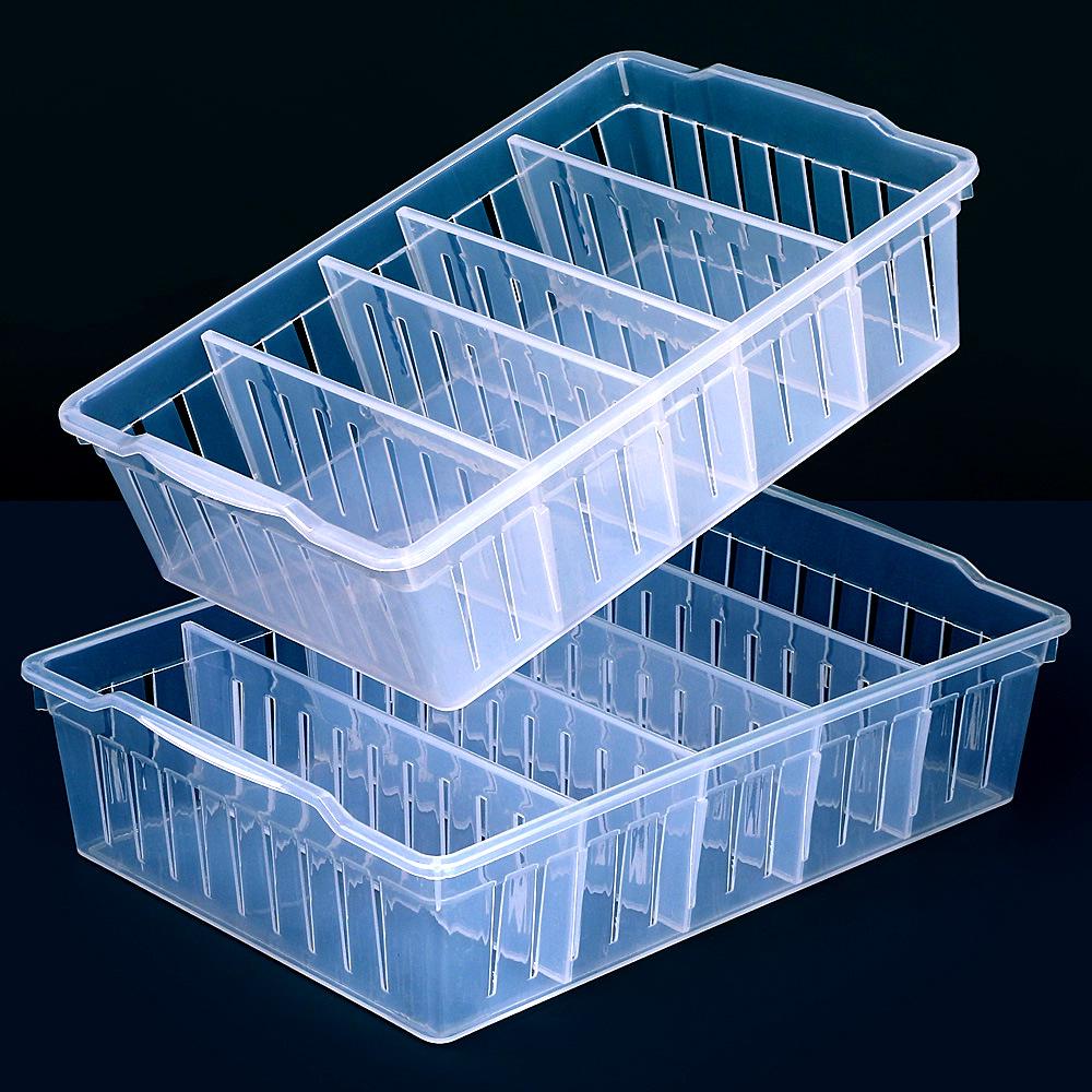 Klare Rechteckige Schreibtisch-Aufbewahrungsbox mit Schublade