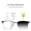Bluetooth Smart Glasses with Photochromic Blue Light Lenses, Music & Call Features, Replaceable Lenses Sunglasses