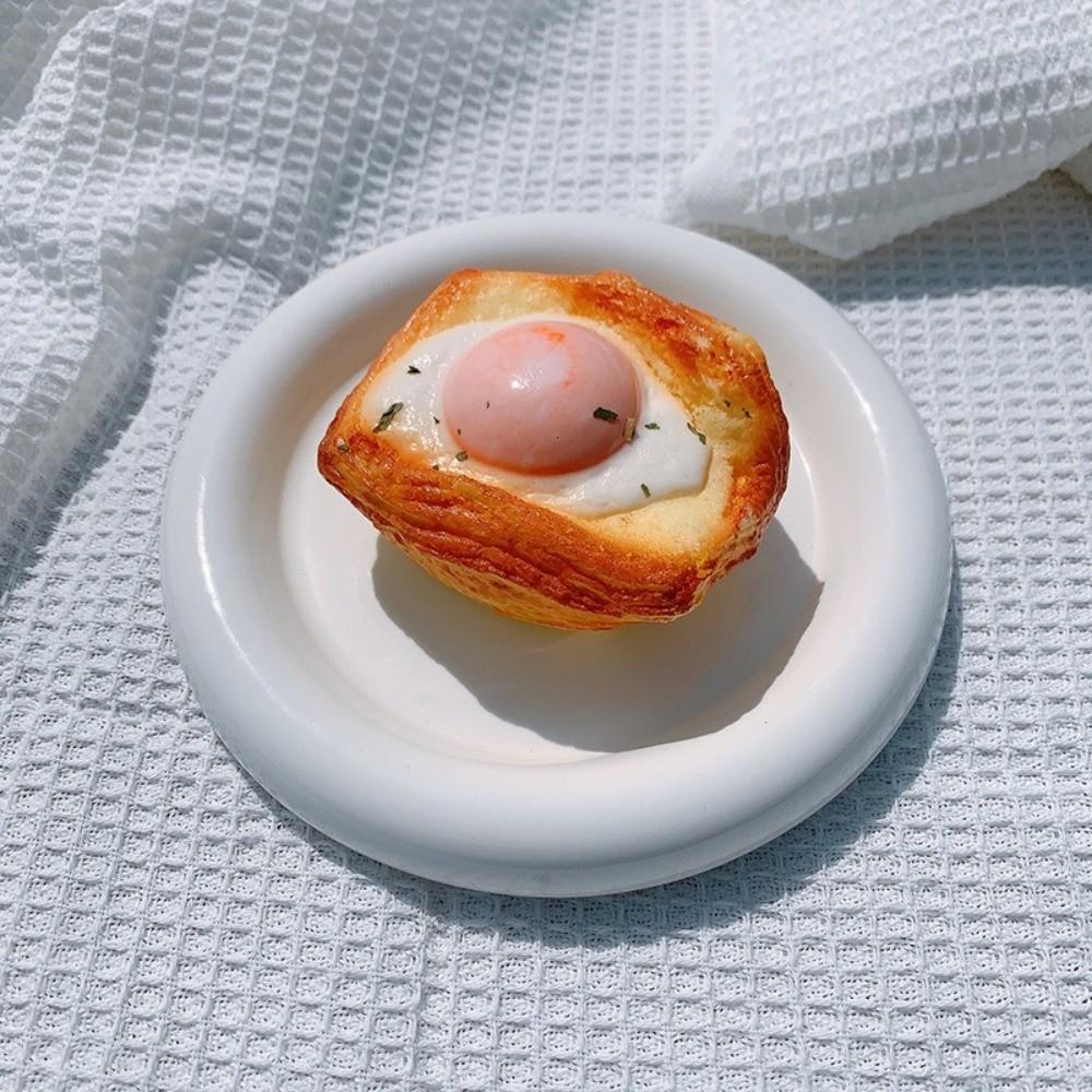 Soft Simulated Cheese Bun Stress Relief Squeeze Toy Funny Bread Squishy Toy for Adults Kids Gift