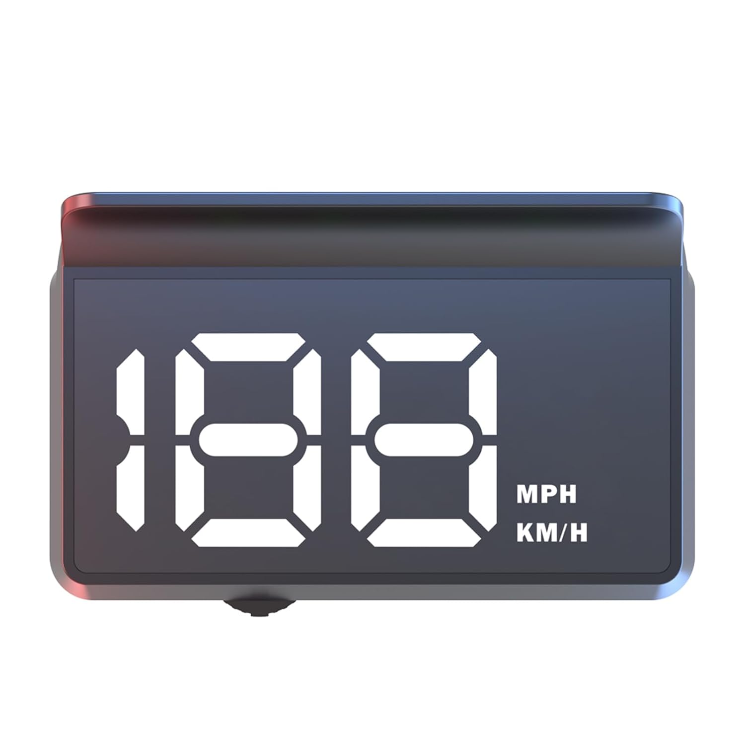 Windshield Speedometer Projector, Digital Speedometer for Car GPS Speedometer with Speed, Overspeed, Heads Up Display for Cars Suitable for All W2 White
