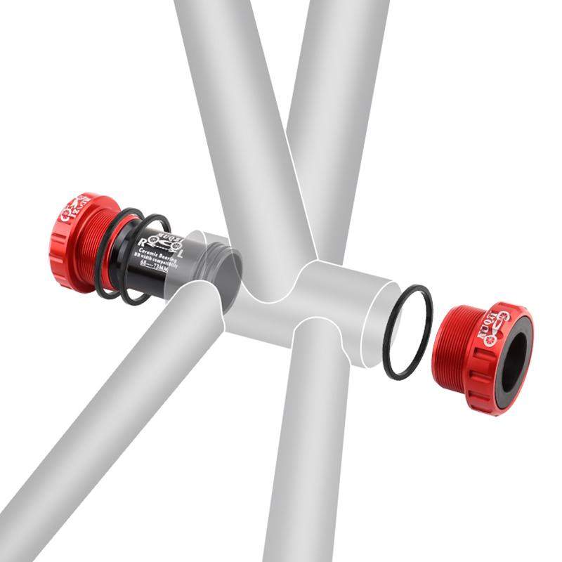 MUQZI Keramik Innenlager BB68 BB73 Gewinde BB86 BB90 BB92 Press Fit Fahrrad Innenlager für 22 24mm Kurbelgarnitur