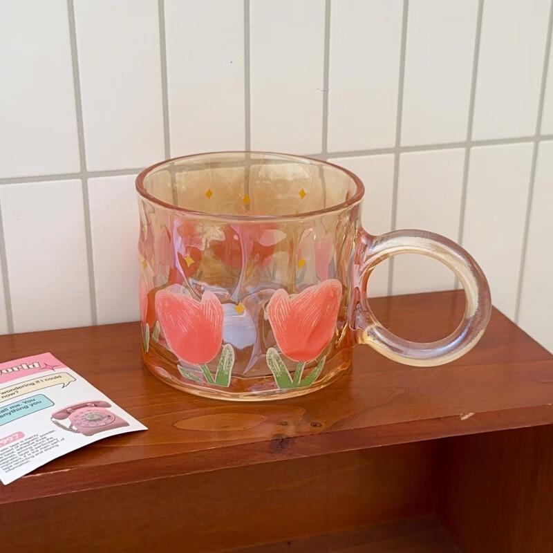 Tulip High-Temperature Glass Water Cup Set