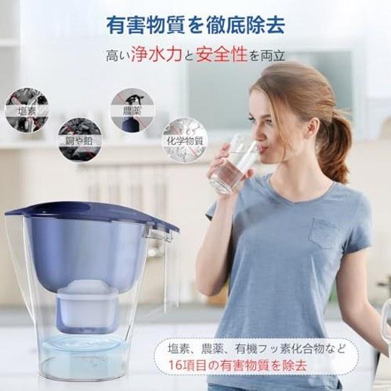 Water pitcher cartridge compatible Brita replacement Maxtra filter purifier high removal (set 6)