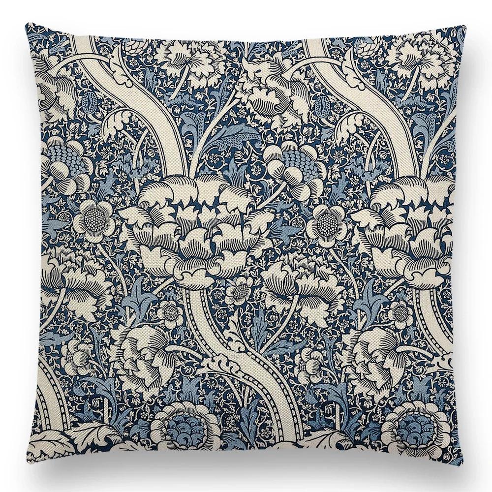 William Morris Thief Red Cushion Cover  Luxury Throw Pillow Home Decor for Sofa Living Room Pillow Case ///