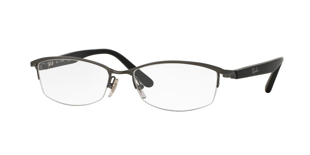 [Ray-Ban] Glasses 0RX8731D 1047 BRUSHED GUNMETAL Japan 55 (FREE size)