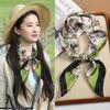 Silk scarf women's neck new scarf with coat 70 small square scarf scarf mother high-end scarf