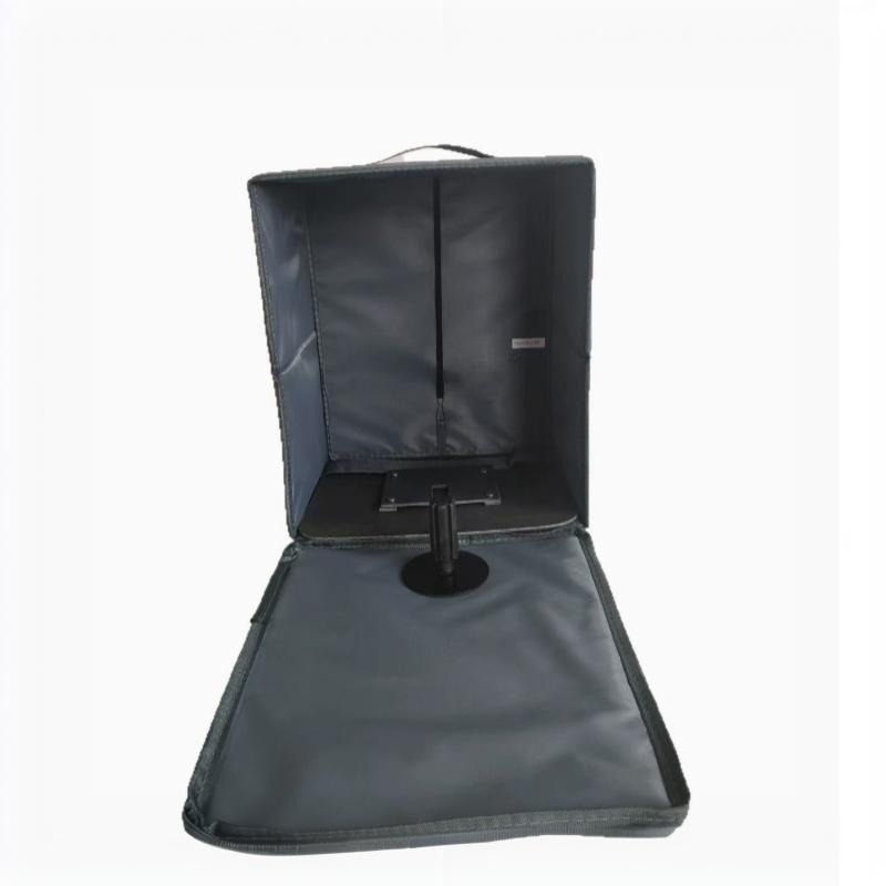 Wig Storage Box For Toupee Closure Frontal Hand Carry Wig Bag With Head Stand Foldable High Capacity Wig Packaging Box