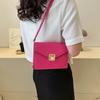 Chic Summer 2023 Small Square Bag Fashionable Street Style Pu Crossbody Bag