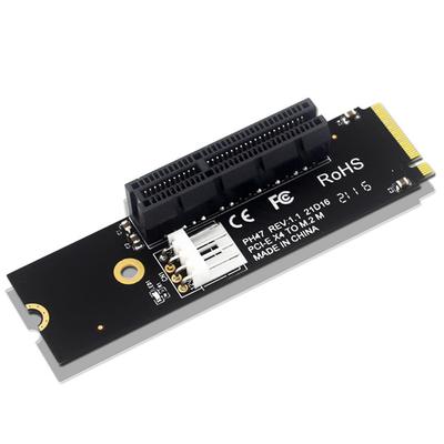 NGFF M.2 To PCI-E 4X Convert Adapter Compatible with X1 X4 X8 X16 PCI-e Interface Static Bag Packaging