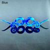 1 Par Unisex Calibres para Oreja de Caracol Retorcido de Vidrio Colgantes Tapones Dilatadores Expansores