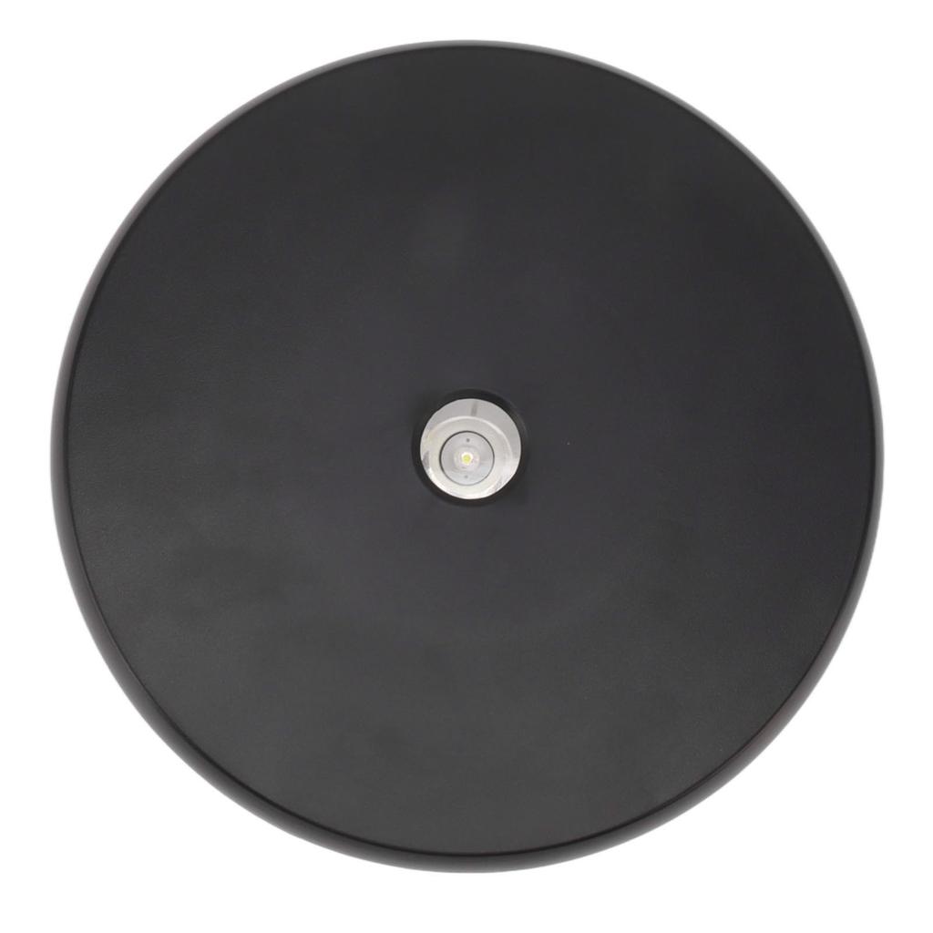 Elektrischer Drehtisch LED-Licht 25cm Geräuschlos 20kg Tragkraft Drehteller Präsentationsständer für Schmuck