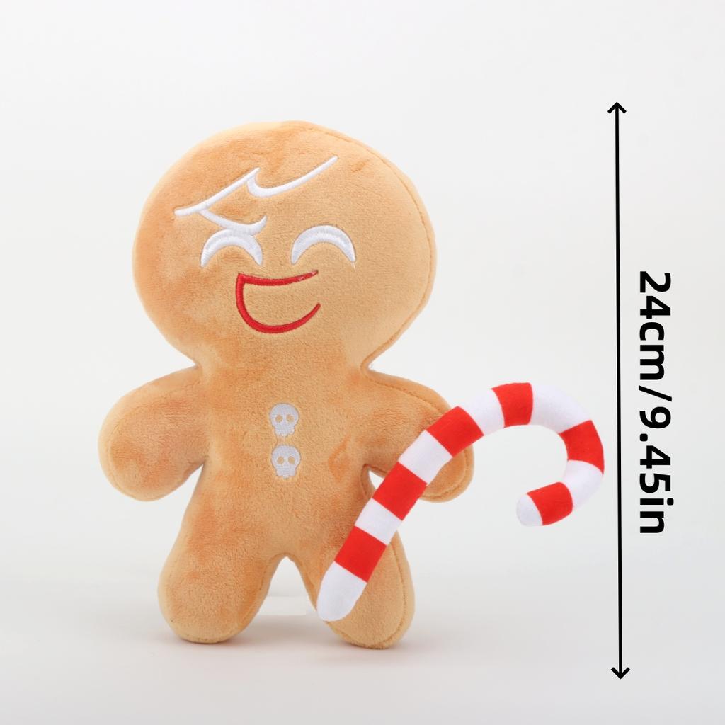 25cm New Shadow Milk Cookie Plush Toy Game Peripheral Doll Cute Cartoon Game Cookie Run Kingdom Kid Birthday Xmas Gifts Home Dec