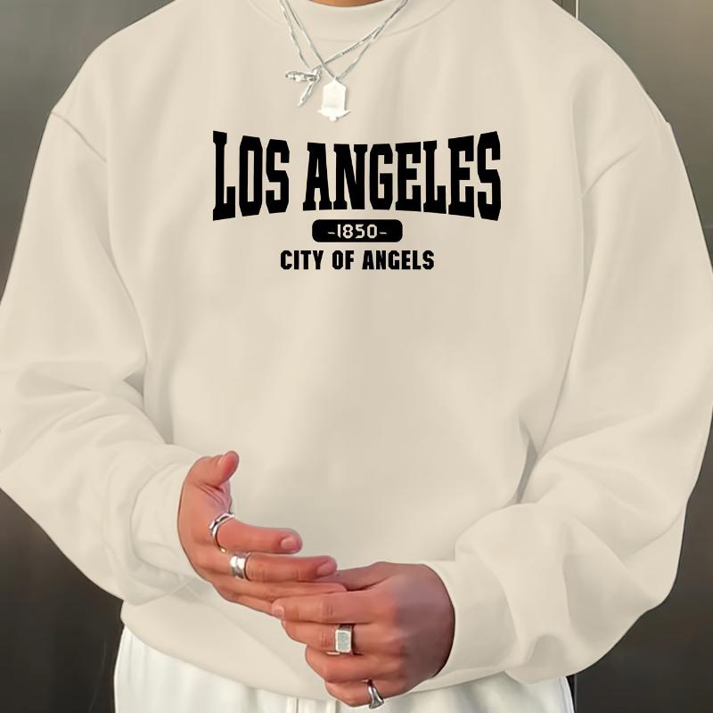 

Men s Crew Neck Sweatshirt, Warm & Lightweight, Perfect for Transitional Seasons & Outdoor Walks XXL чорний