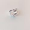 Korean Version Geometric Irregular Ring Retro Fashion Pleated Lava Open Ring Hip Hop Index Finger Ring