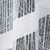 Wiktoria - Ready-made Jacquard Curtain with Bottom Trim - - White