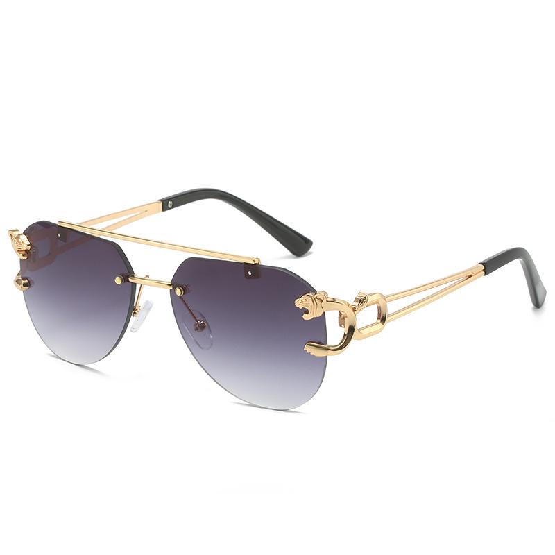 JYL TS Sunglasses UV Protection Leopard Double Beam Frameless/1330