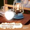 Lumină pentru geantă LED sensibilă la atingere Lampă de încărcare Geantă cu senzor automat Lampă de noptieră Lumină în formă de inimă Cadou pentru femei și fete