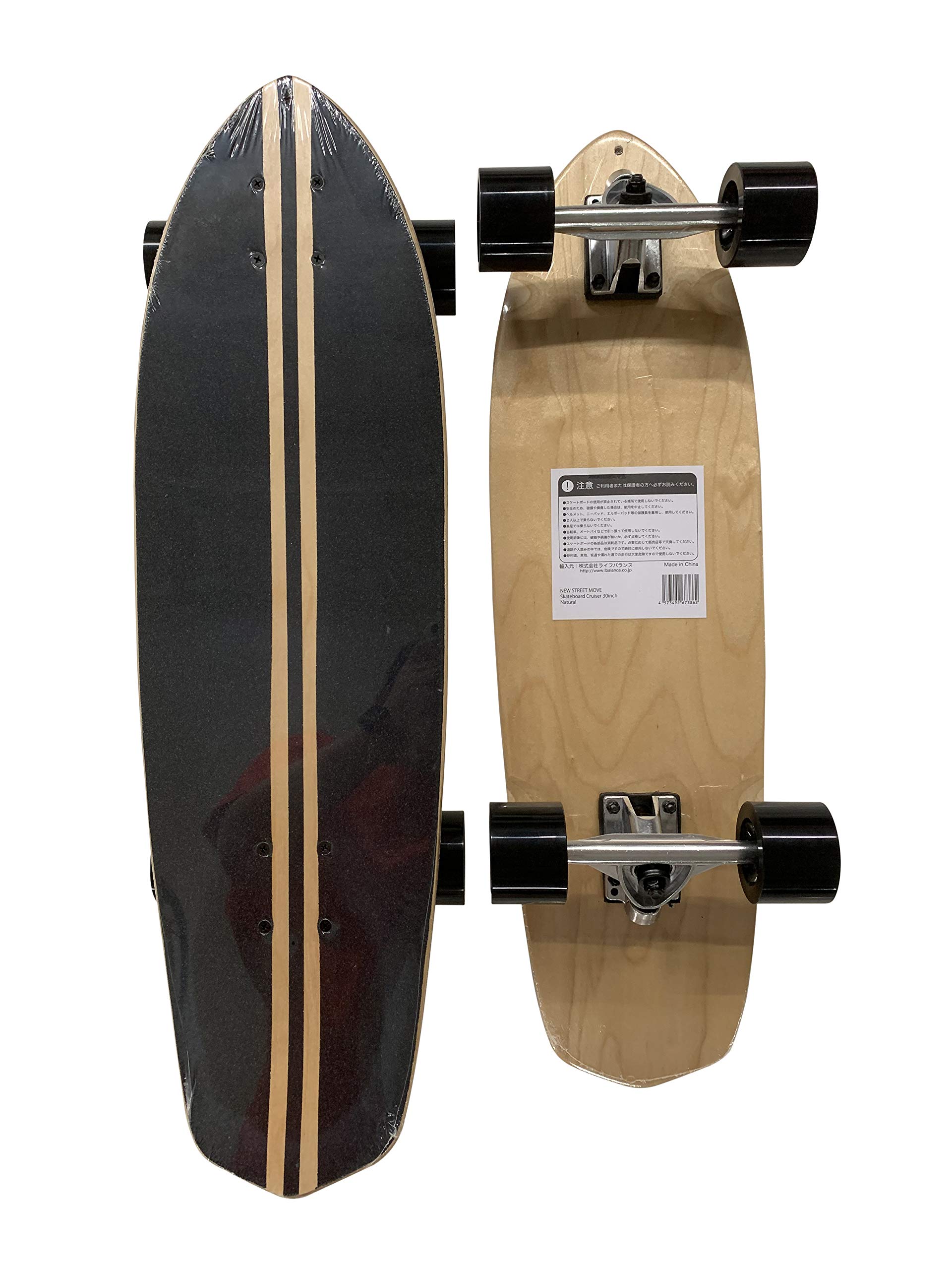 

Скейтборд NEW STREET MOVE Cruiser Natural 30