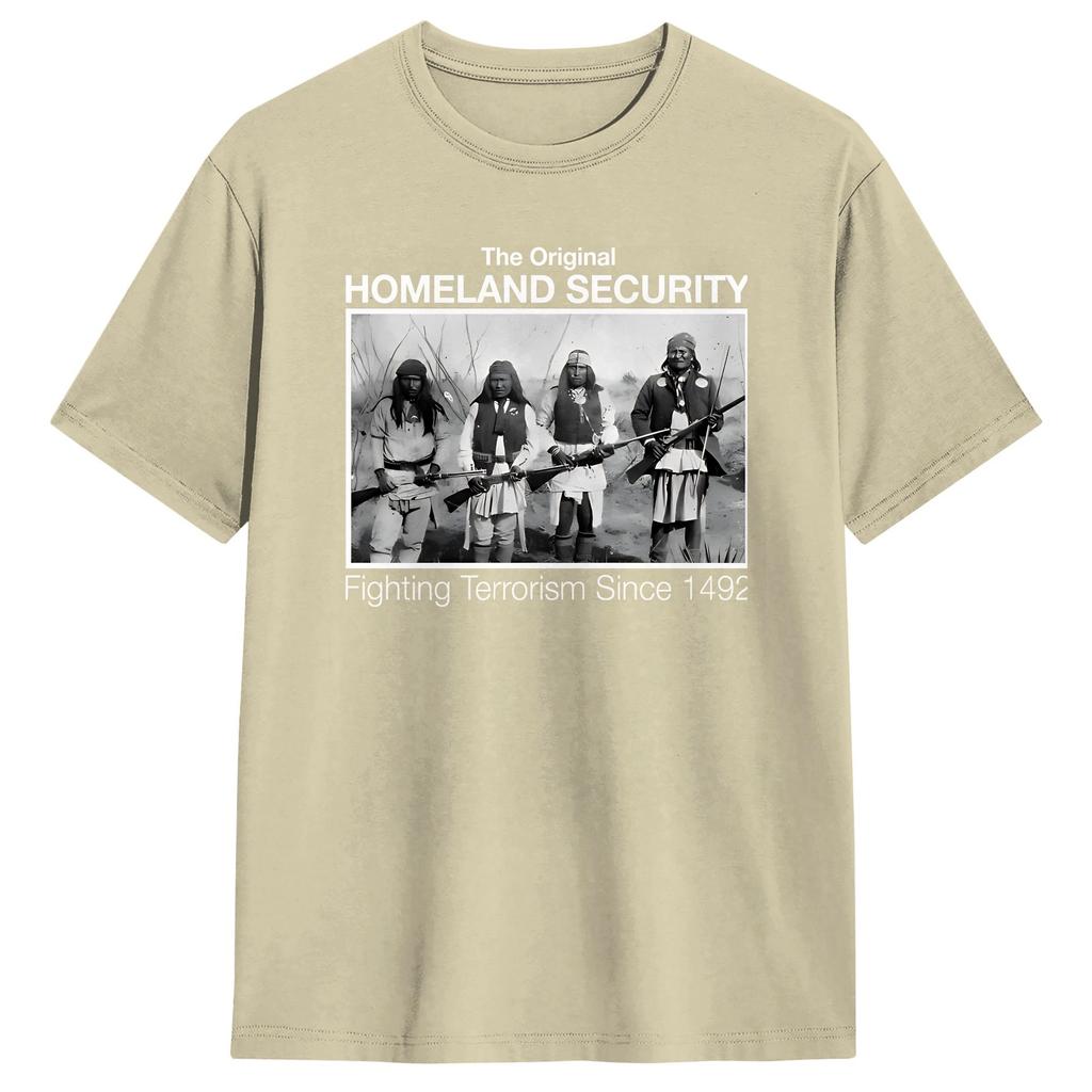 Homeland Security Fighting Terrorism T Shirt Summer Popular TShirts Pure Cotton Round Neck Clothing Short Sleeve Classic Tops