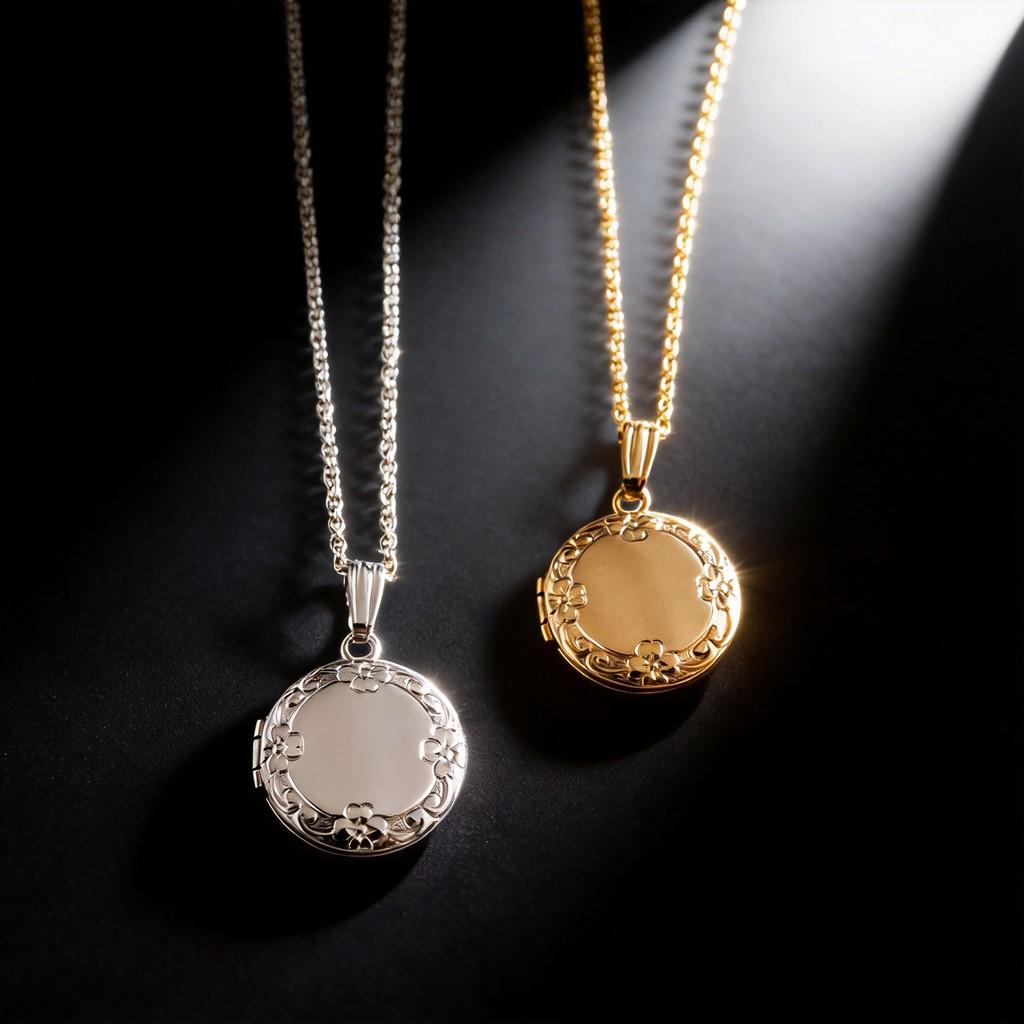 Heart Shape Cross Necklace In Stainless Steel With Gold Plating For Female Fashion Accessory