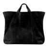 New COS Cow Leather Tote Bag, Shopping Bag, Handbag Large Men's Black 1276777002