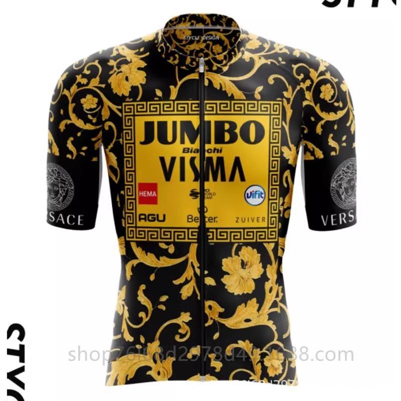 Maglia da Ciclismo EF Education-EasyPost Team Traspirante Performance Abbigliamento da Bici Uomo Donna