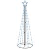 VidaXL Arbre de Noël cône 108 LED Bleues 70x180 cm 343488