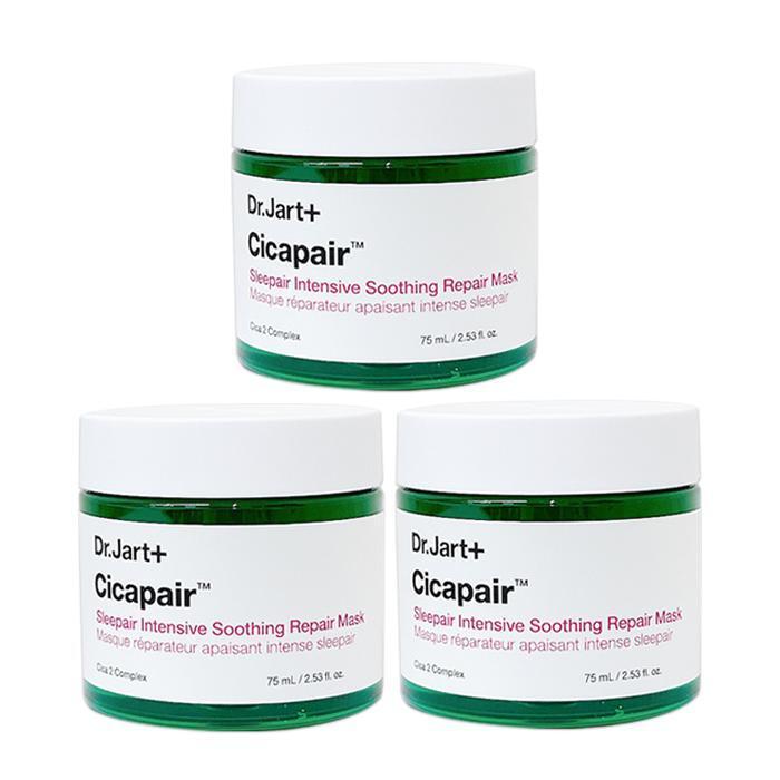 Dr. Jart Sleeping Pack Cicapair Sleepair Intensive Soothing Repair Mask 75ml x 3 (23630097) 3 x 75ml