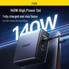 PISEN 140W GaN Dual Type-C Fast Charger for Laptops, Apple Devices, and Tablets
