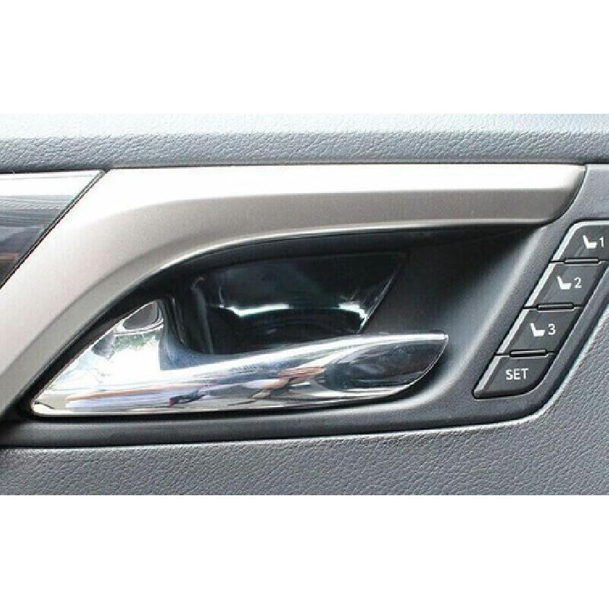 Interior Door Bowl Cover Trim 4PCS Fit For Lexus IS300 350 2014-2019 Black Steel