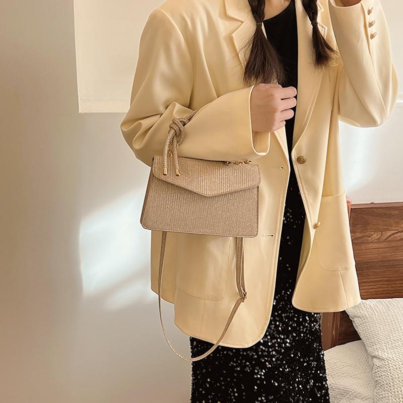 Stylish Compact Handbag Women's 2024 Spring New Fashion Single Shoulder Crossbody Bag