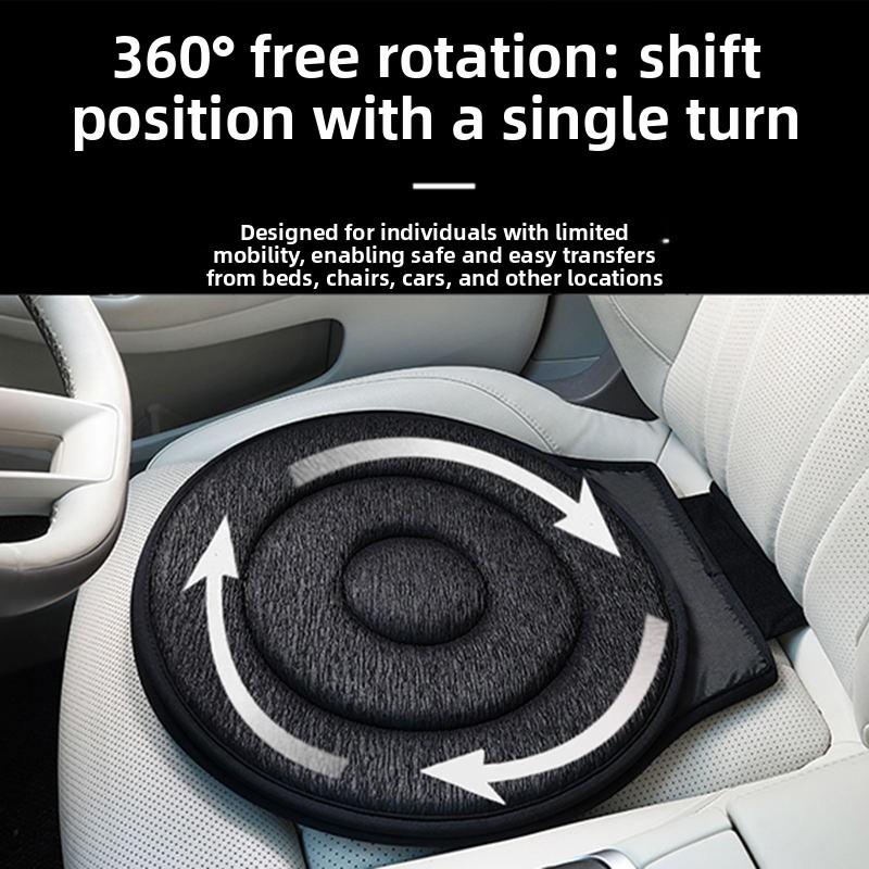 360° Rotating Car Seat Cushion Multifunctional Moving Seat for Elderly Pregnant Women Universal Four Seasons