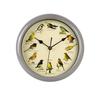 10 Inch Round Wall Clock  Time Clock Bird Sings Wall Clock Christmas With Music