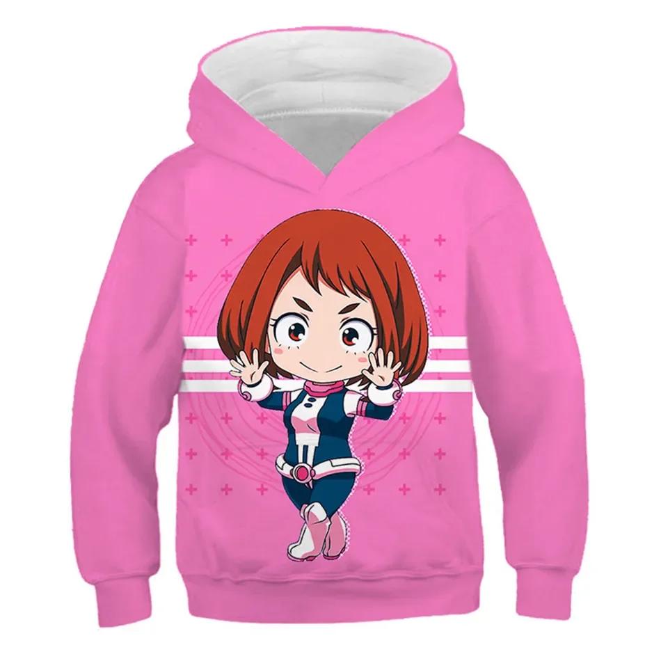 Morsomme hettegensere for gutter og jenter med Boku No Hero Academia-trykk, My Hero Academy-gensere til barn, morsomme anime-gensere