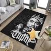 Rap Legend In Blue Office Rug Chair Mat, Game Carpet, Suitable for Front Door, Bedroom, Living Room, Desk, Holiday Gift