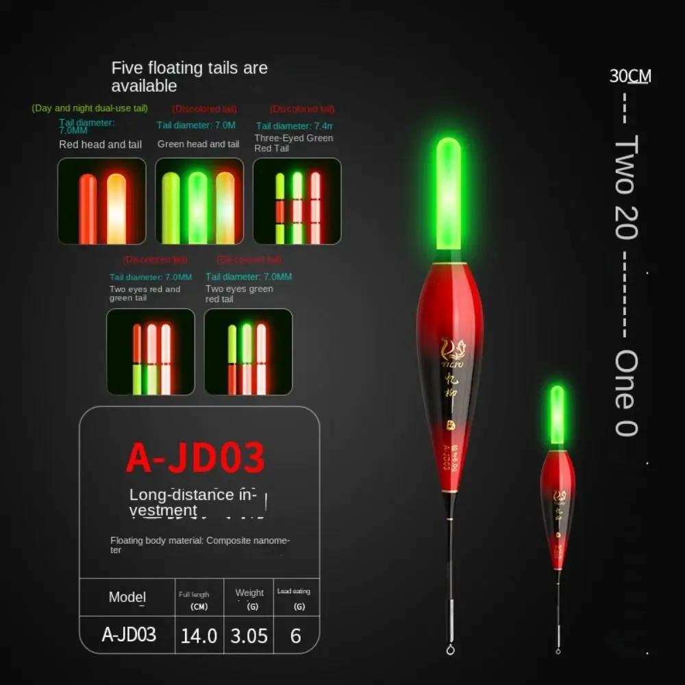 

2026 New Smart Fishing Led Light Float 1Pc Equipment Including Battery CR425 Night Fishing Tie Gravity Sensing Chip Floats