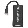 Adapter for MagSafe 2 1 To TypeC Converter for MacBook Switch Game Consoles Mobile Phones Notebooks(Black )