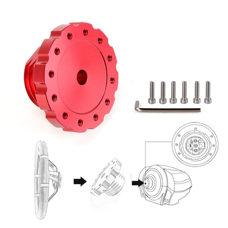 Professional Racing Steering Wheel Conversion Adapter for TX T500 Gaming Steering Wheel Adapter with Screws