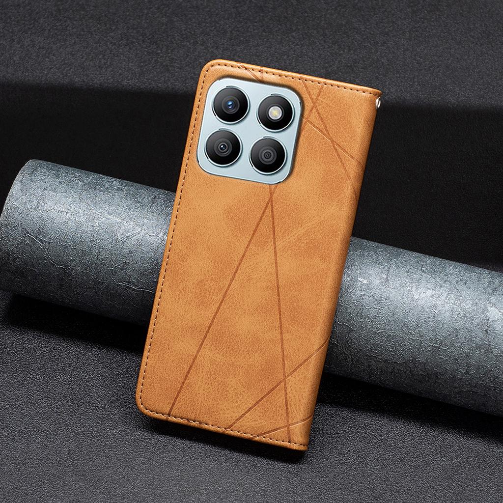 Für Honor X8b 4G Handyhülle Bedruckte PU-Lederhülle mit Kartenfächern